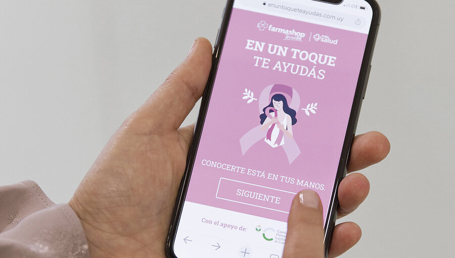 imagen de En un toque te ayudas, una app para prevenir el cáncer de mama