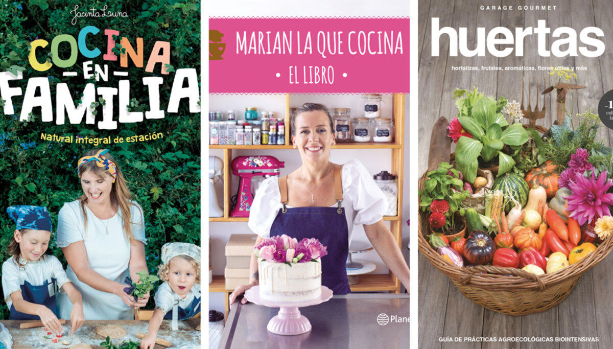 imagen de Tres nuevos libros de gastronomía: Marian la que cocina, Huertas y Cocina en Familia