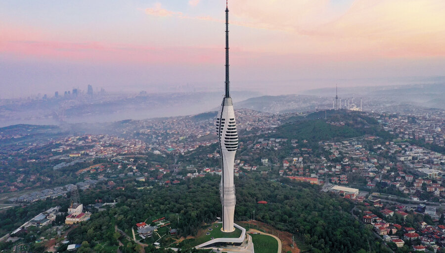imagen de La torre de 369 metros de Estambul que mira a dos continentes