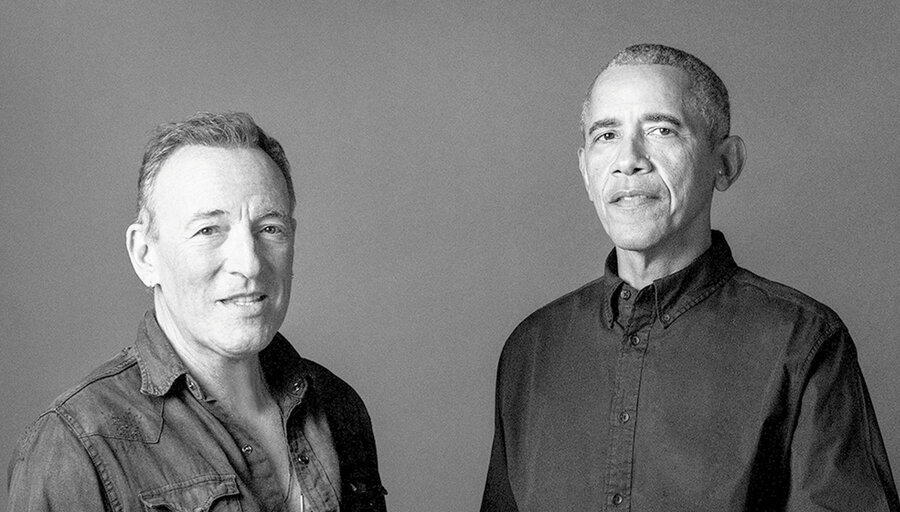 imagen de Encuentro cumbre entre dos liberales: Barack Obama y Bruce Springsteen