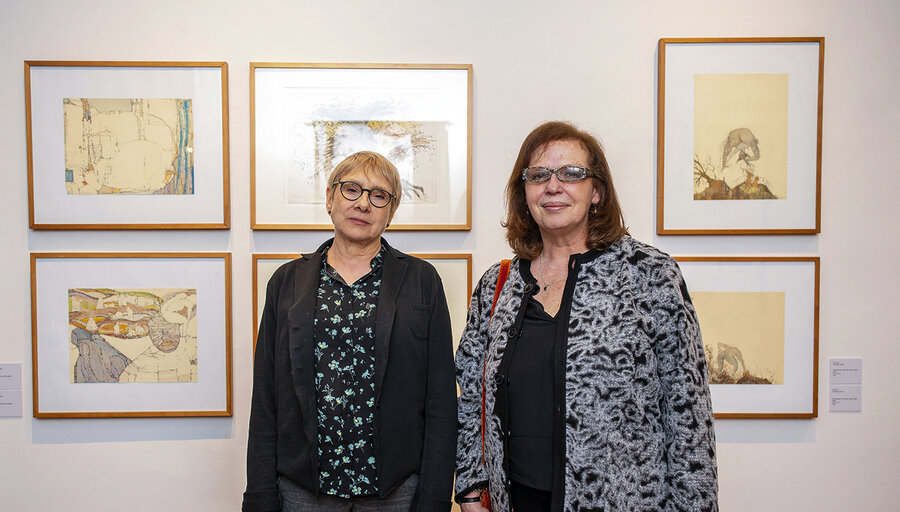 imagen de A 50 años de su primera muestra, Claudia Anselmi presentó Uróboros en el Museo Blanes