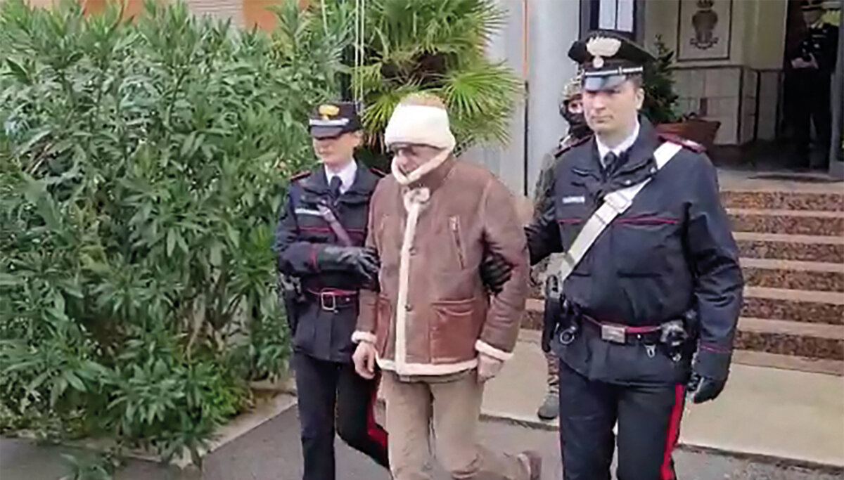 imagen de La policía italiana capturó a Matteo Messina Denaro, Diabolik, el capo de la Cosa Nostra