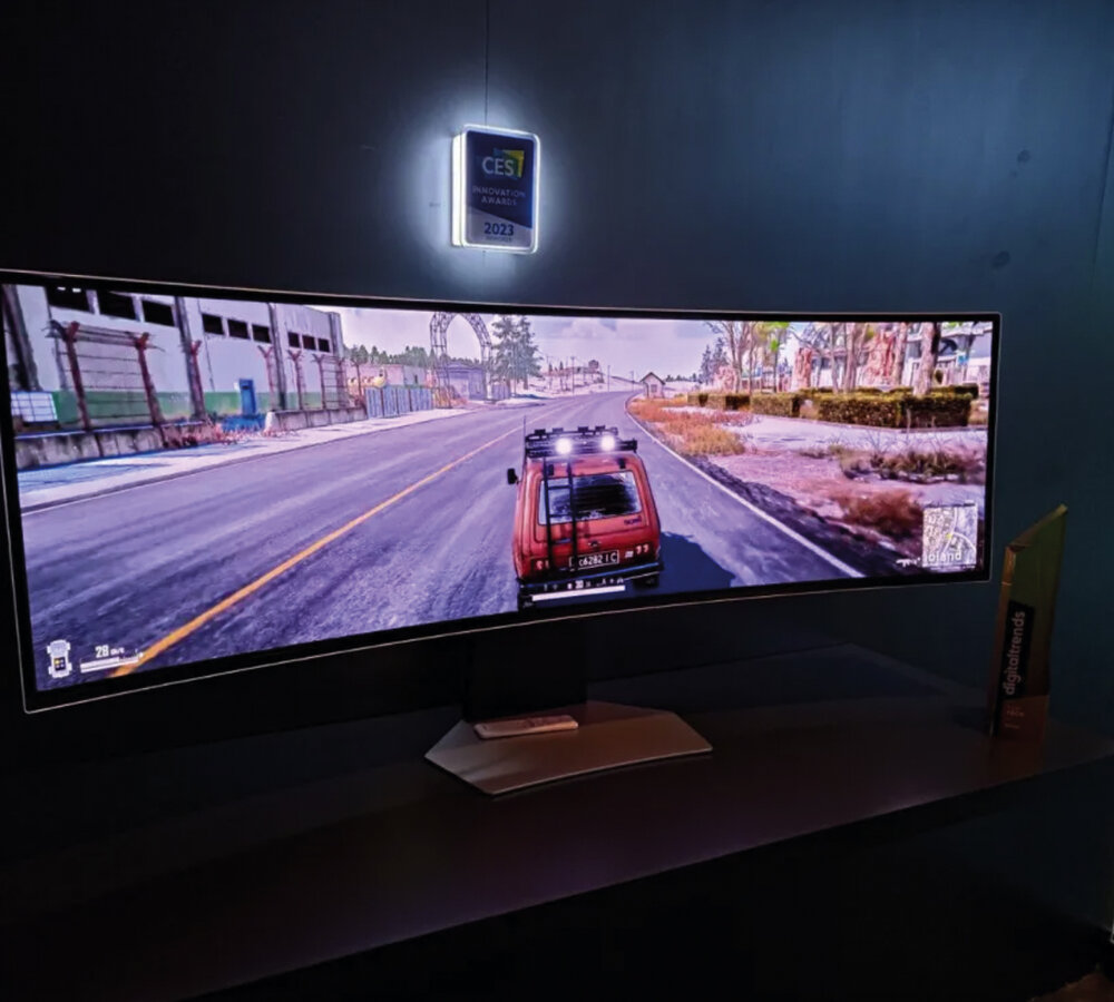 Samsung desarrolló el monitor gaming Ultragear OLED con un panel curvo de hasta 47 pulgadas.