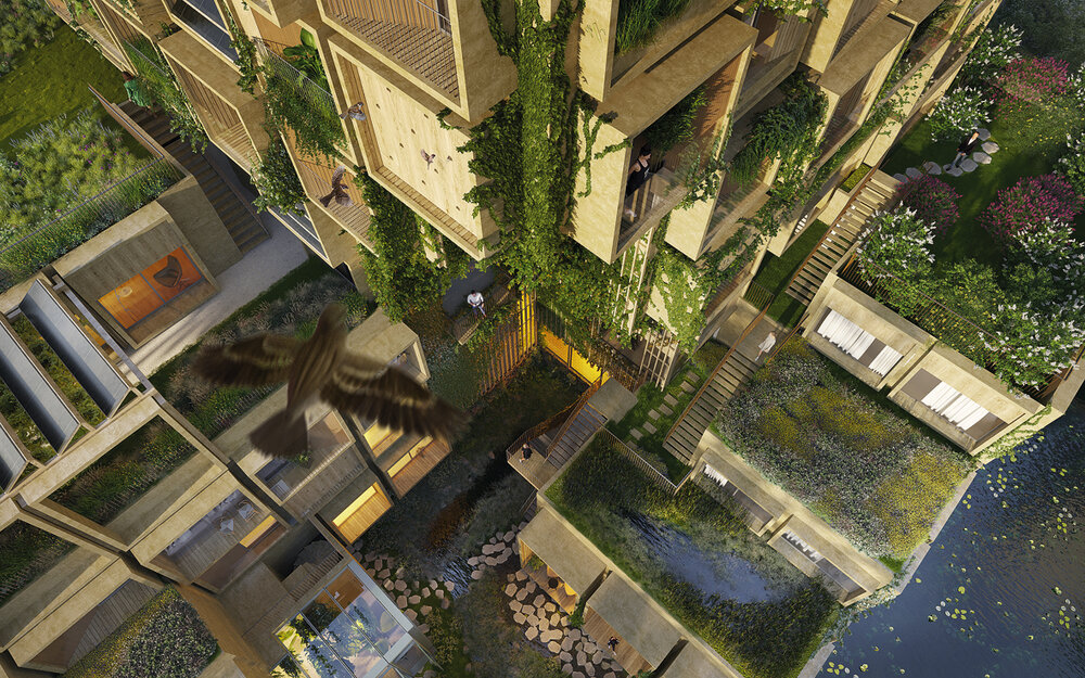 Los apartamentos tendrán como mínimo una superficie de 40 m2. Foto: Venhoevencs, S Landschapsarchitecten, B1 Design
