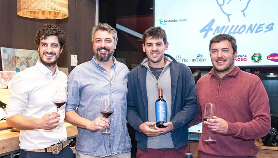 imagen de La Fundación Celeste presentó el vino 4 millones en honor a los uruguayos que viven en el exterior
