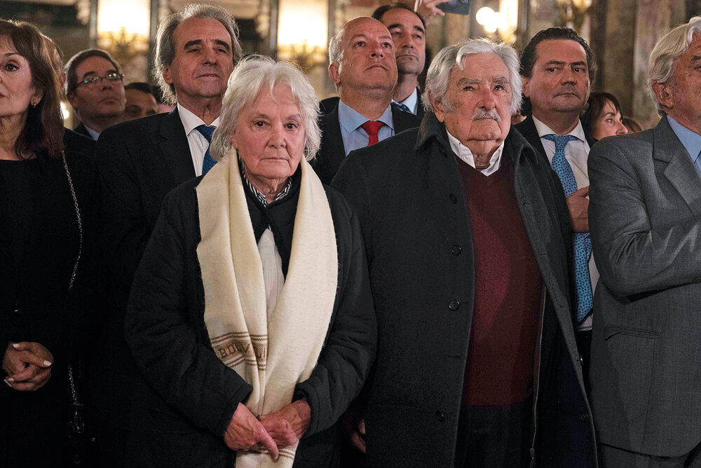 Lucía Topolansky y José Mujica. 