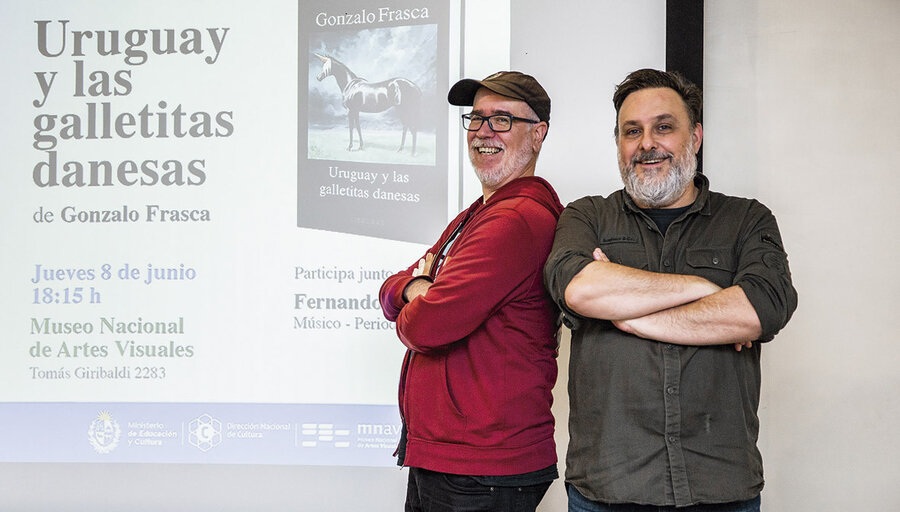 imagen de Gonzalo Frasca presentó su nuevo libro, Uruguay y las galletitas danesas