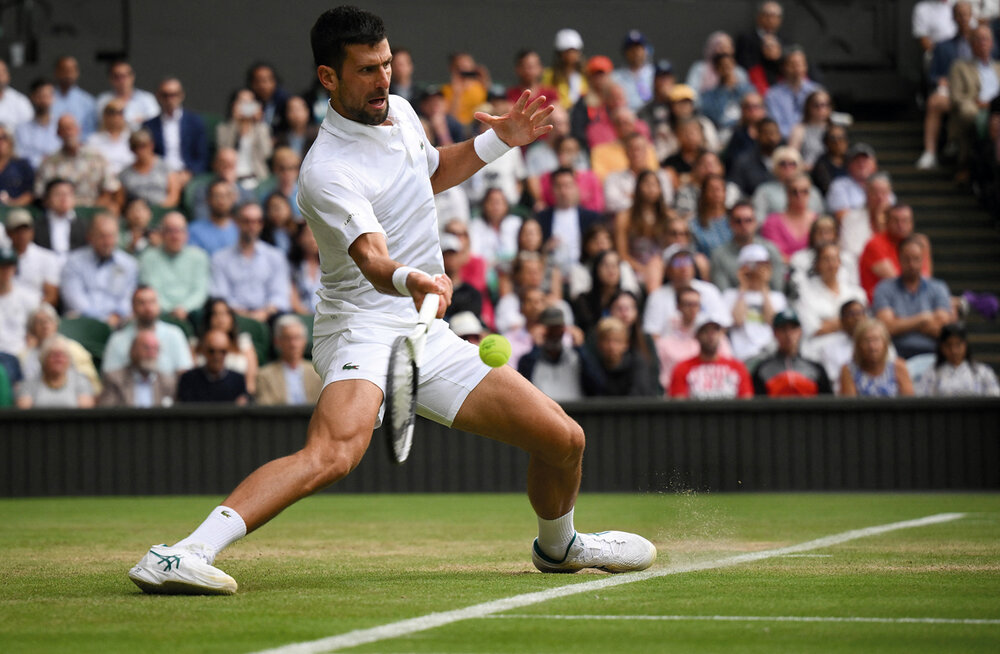 Novak Djokovic es el favorito a quedarse con el título de Wimbledon 2023. Foto: Daniel Leal, AFP