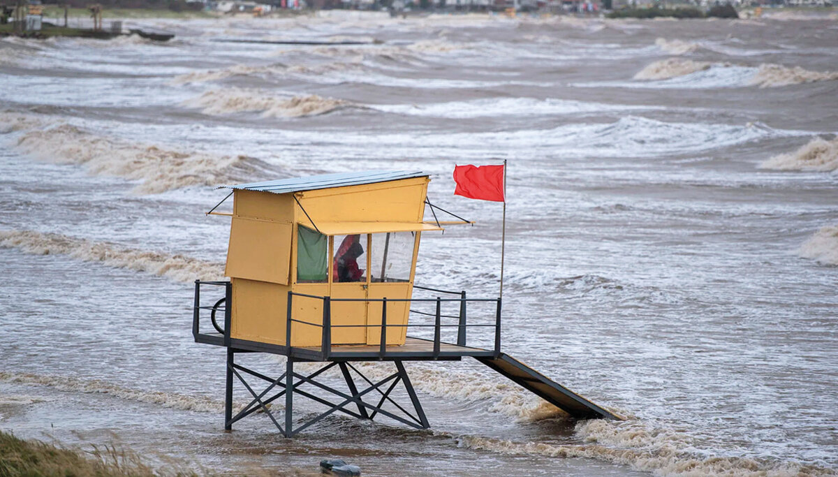 imagen de Montevideo en 2100: sin playas, ni rambla y con zonas inundadas