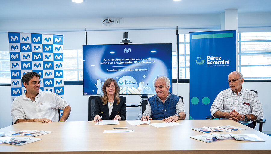 imagen de Movistar y Fundación Pérez Scremini firmaron un convenio para colaborar con los niños y adolescentes de la fundación