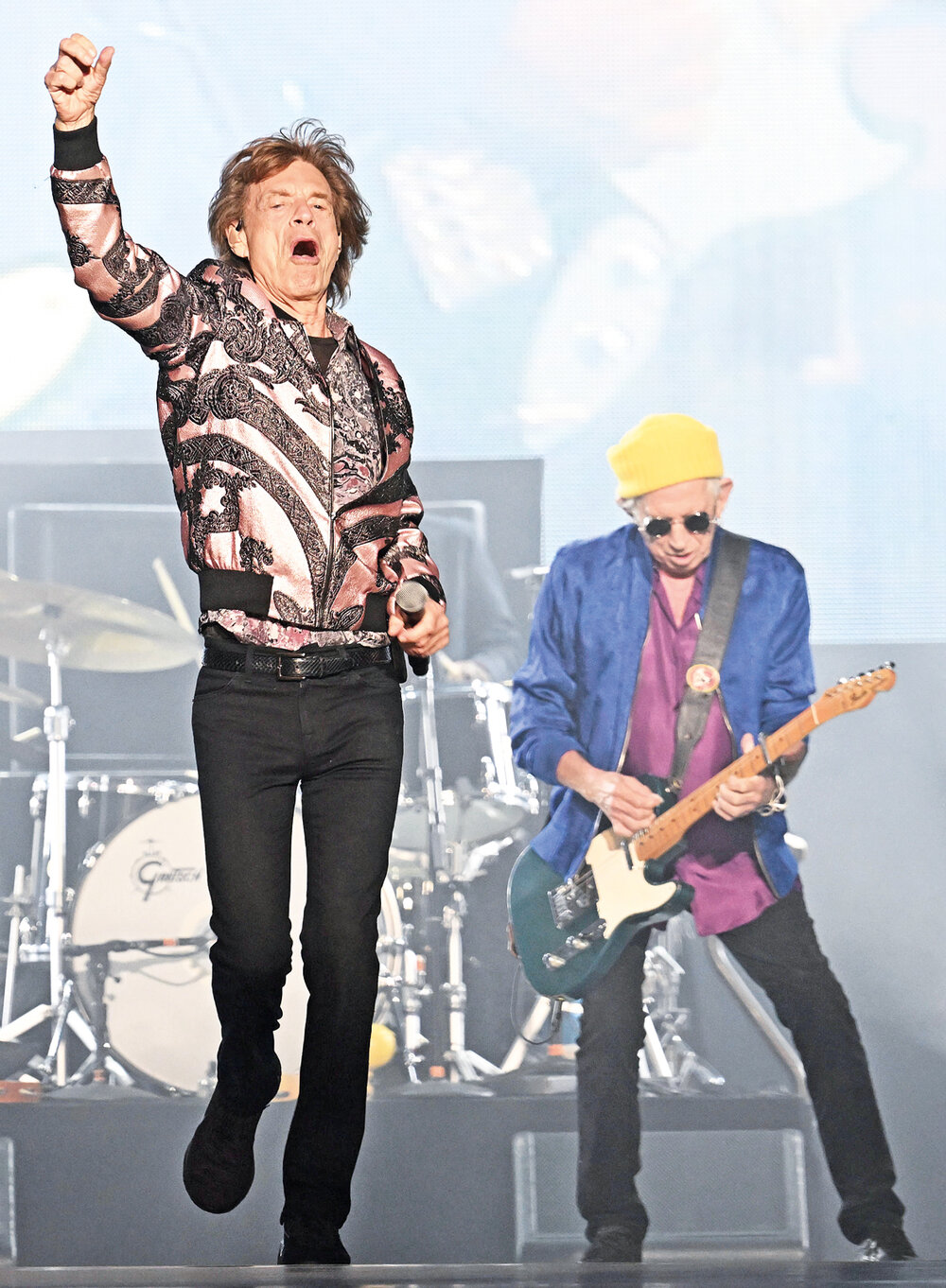 Jagger festejó su cumpleaños en el Club Embargo República, ubicado en el barrio Chelsea, de Londres; de los Stones, solo el guitarrista Keith Richards asistió. Foto: Daniel Dal Zennaro, EFE