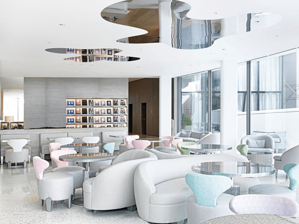 <em>Café Dior se encuentra en uno de los pisos de House of Dior de Seúl y ofrece una carta con pastelería francesa. </em>