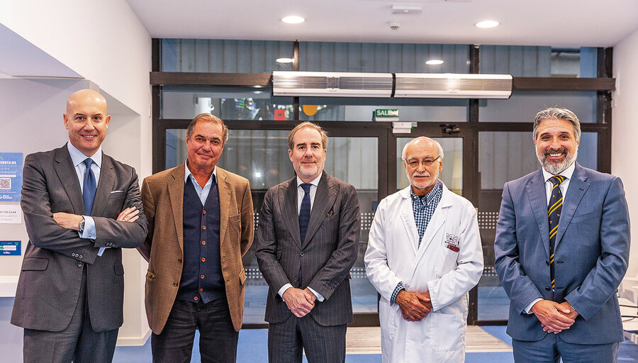 imagen de Representantes del grupo Santander en España visitaron la Fundación Pérez Scremini
