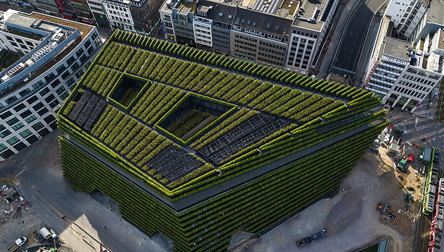 imagen de La fachada más verde de Europa: el edificio Kö-Bogen II