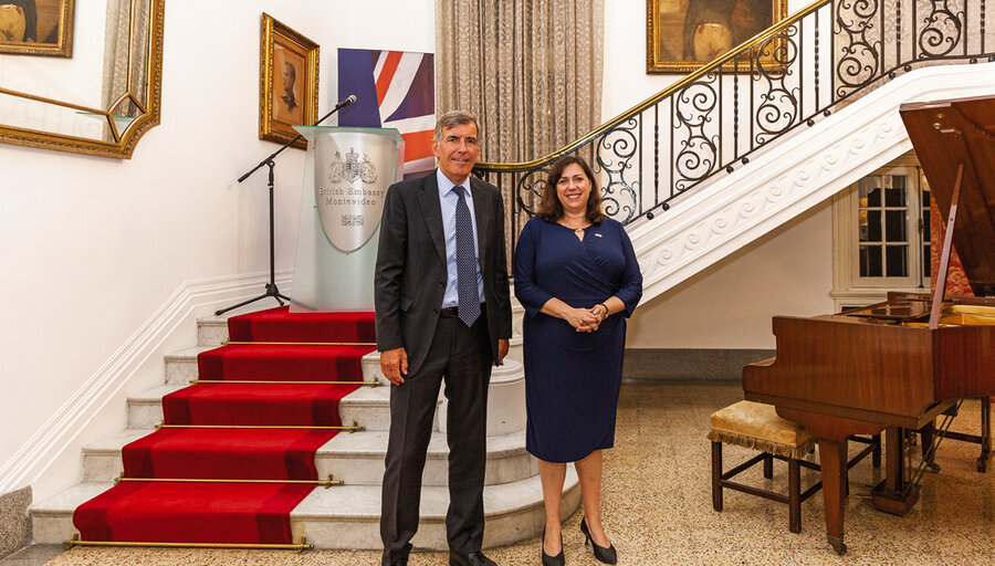 imagen de El ministro de la cancillería británica para las Américas y el Caribe visitó Uruguay