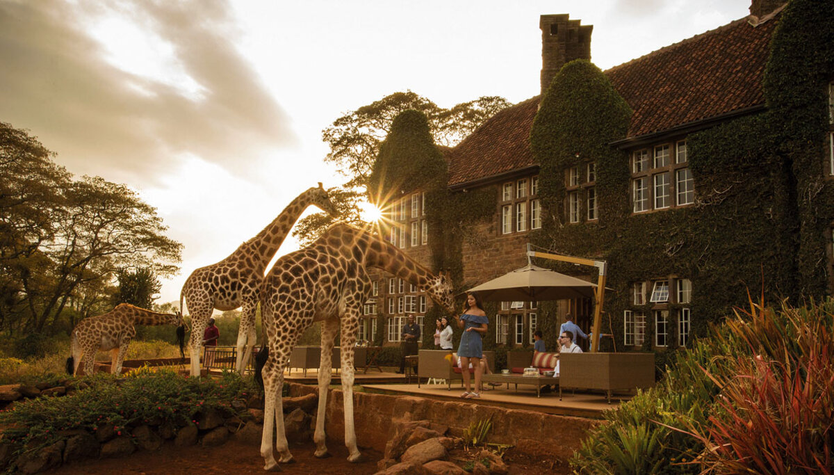 imagen de El hotel en Nairobi que sirve desayunos con jirafas