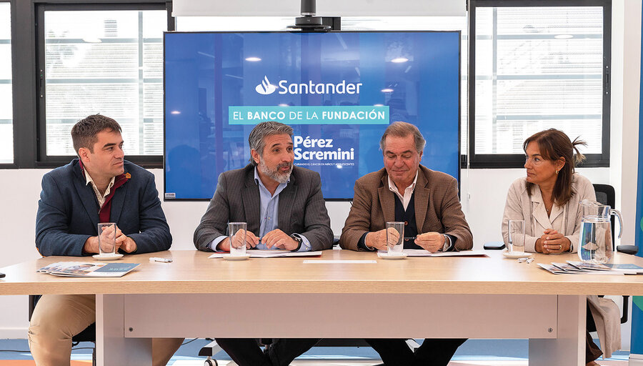 imagen de Banco Santander colaborará económicamente con la Fundación Pérez Scremini