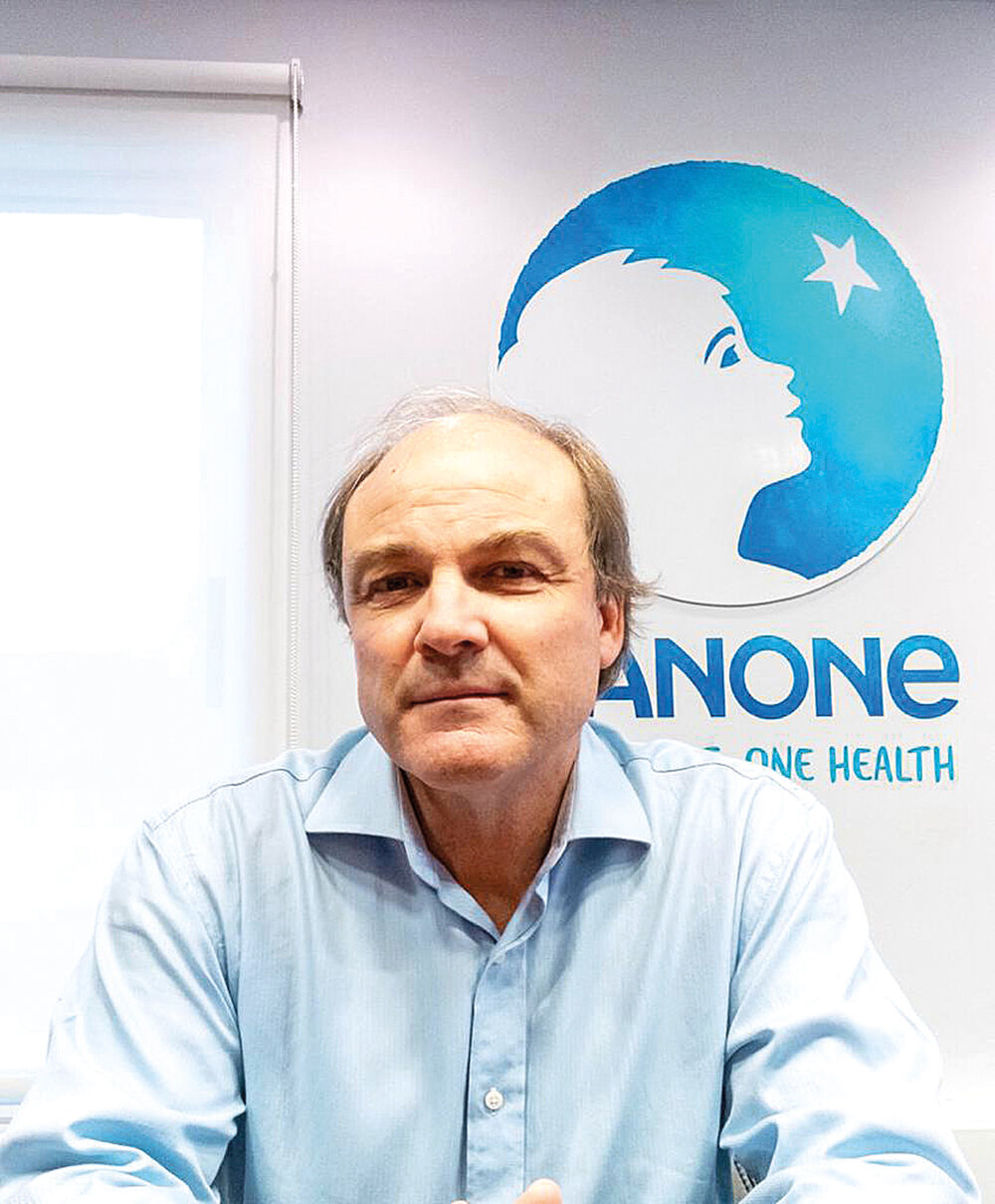 Martín Armand Ugón, CEO de Danone Uruguay.