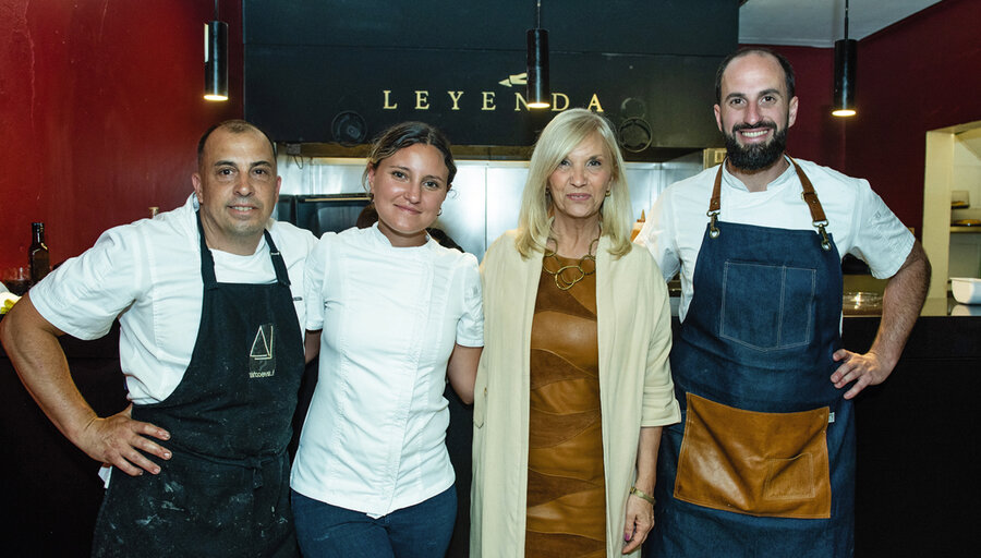 imagen de El restaurante Leyenda celebró a su nuevo chef con un menú de seis pasos