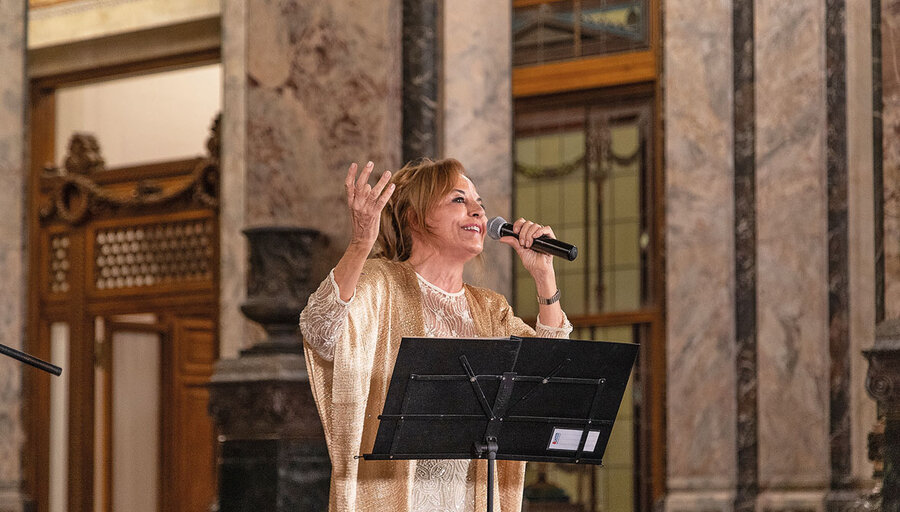 imagen de La soprano uruguaya Vivian Jourdan dio un concierto gratuito en el Palacio Legislativo