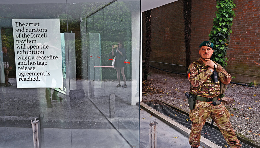 imagen de Un llamado a la paz: el pabellón de Israel cerrado en la Bienal de Venecia